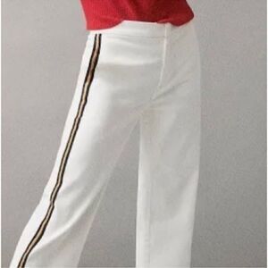 Seafarer White Denim Pants Made In Italy Sz 26